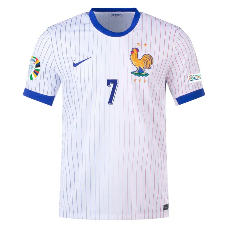 Camiseta de visitante de Antoine Griezmann Francia 24/25 II - Versión para aficionados