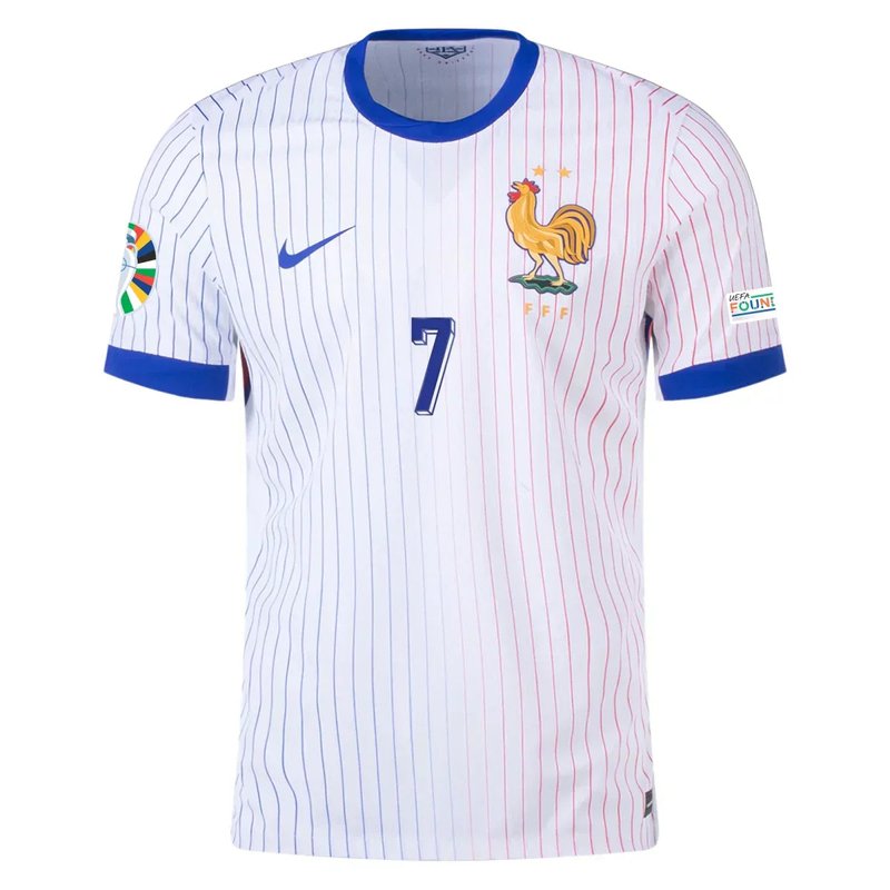 Camiseta de visitante de Antoine Griezmann Francia 24/25 II - Versión de jugador