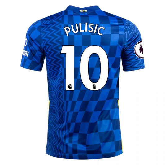 Camiseta local del Chelsea 21/22 de Christian Pulisic (versión para aficionados)