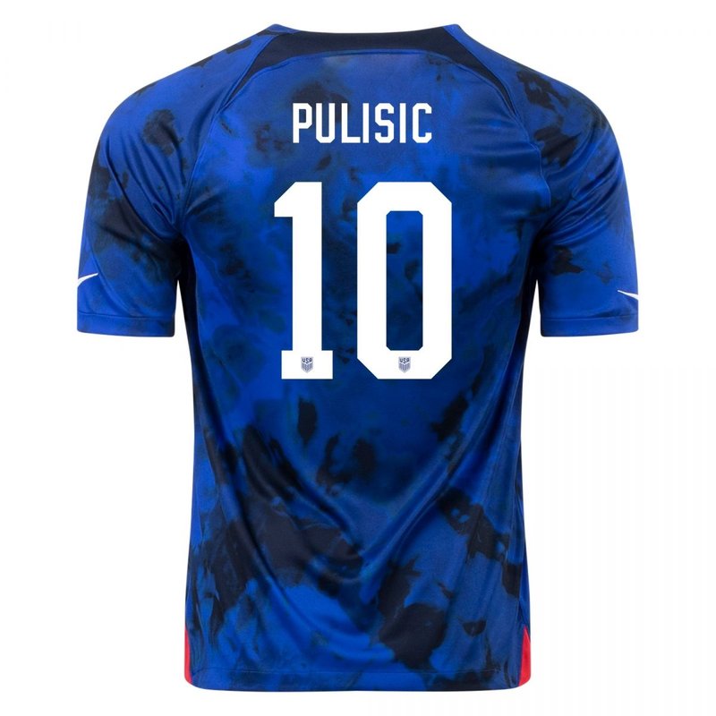 Camiseta de visitante de Christian Pulisic USA 22/23 II (versión para aficionados)