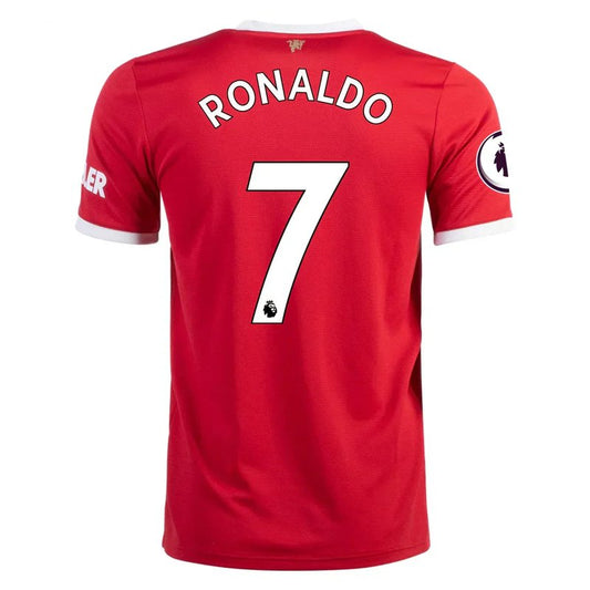 Camiseta local de Cristiano Ronaldo del Manchester United 21/22 (versión para aficionados)