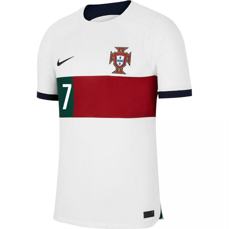 Camiseta de visitante de Cristiano Ronaldo Portugal 22/23 II - Versión para aficionados