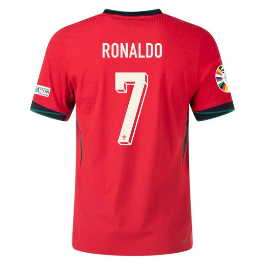 Camiseta local de Cristiano Ronaldo Portugal 24/25 I - Versión de jugador