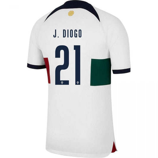 Camiseta Diogo Jota Portugal 22/23 II Visitante - Versión Fan