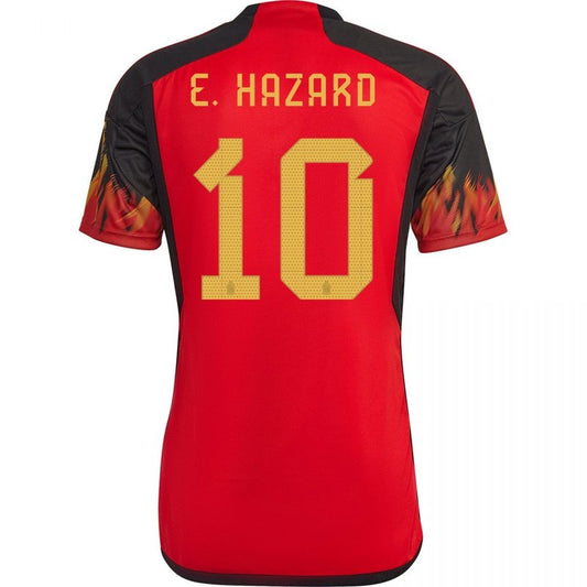 Camiseta de local de Eden Hazard Bélgica 22/23 (versión para aficionados)