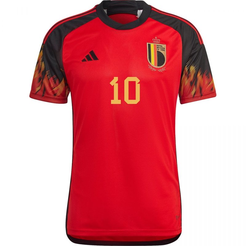 Camiseta de local de Eden Hazard Bélgica 22/23 (versión para aficionados)