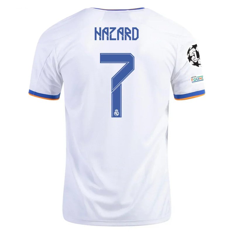 Camiseta de local de Eden Hazard del Real Madrid 21/22 (versión para aficionados)