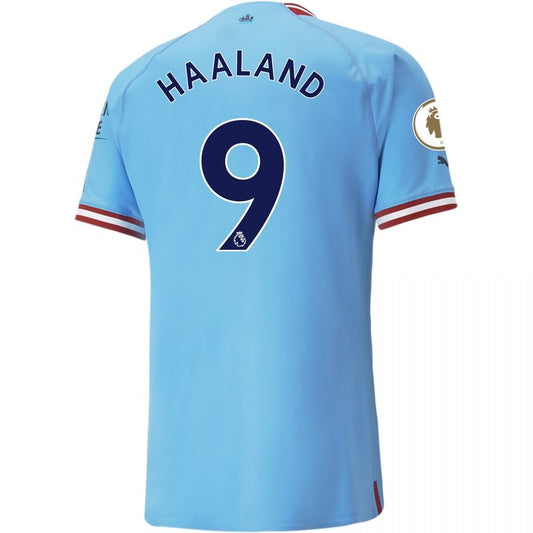 Erling Haaland Manchester City 22/23 I Home Jersey - Versión jugador