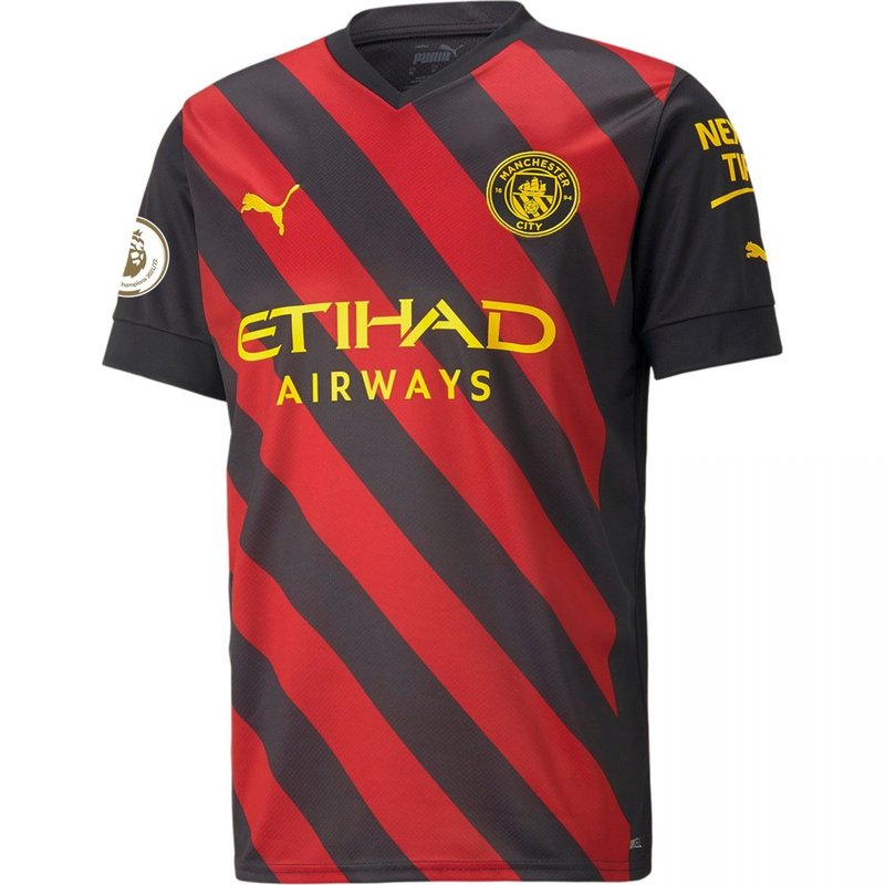 Camiseta de visitante Erling Haaland Manchester City 22/23 II - Versión para fanáticos