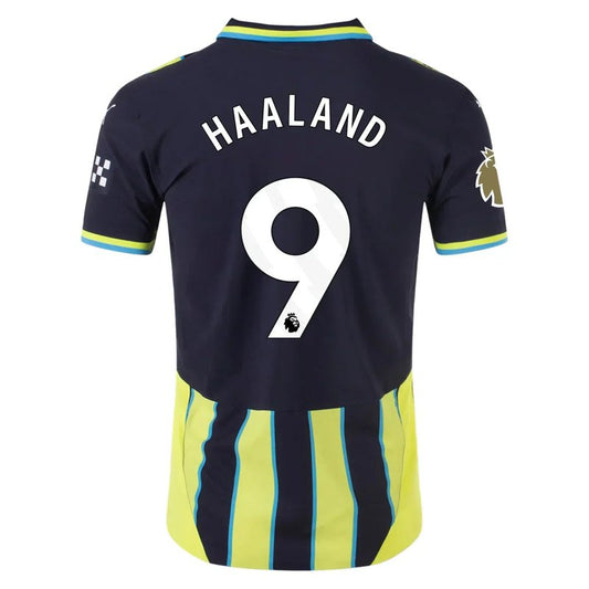 Camiseta de visitante Erling Haaland Manchester City 24/25 II - Versión jugador