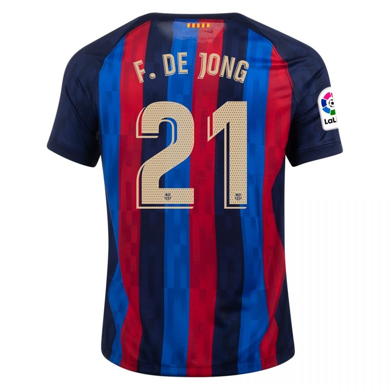 Camiseta de local Frenkie de Jong Barcelona 22/23 I - Versión Fan