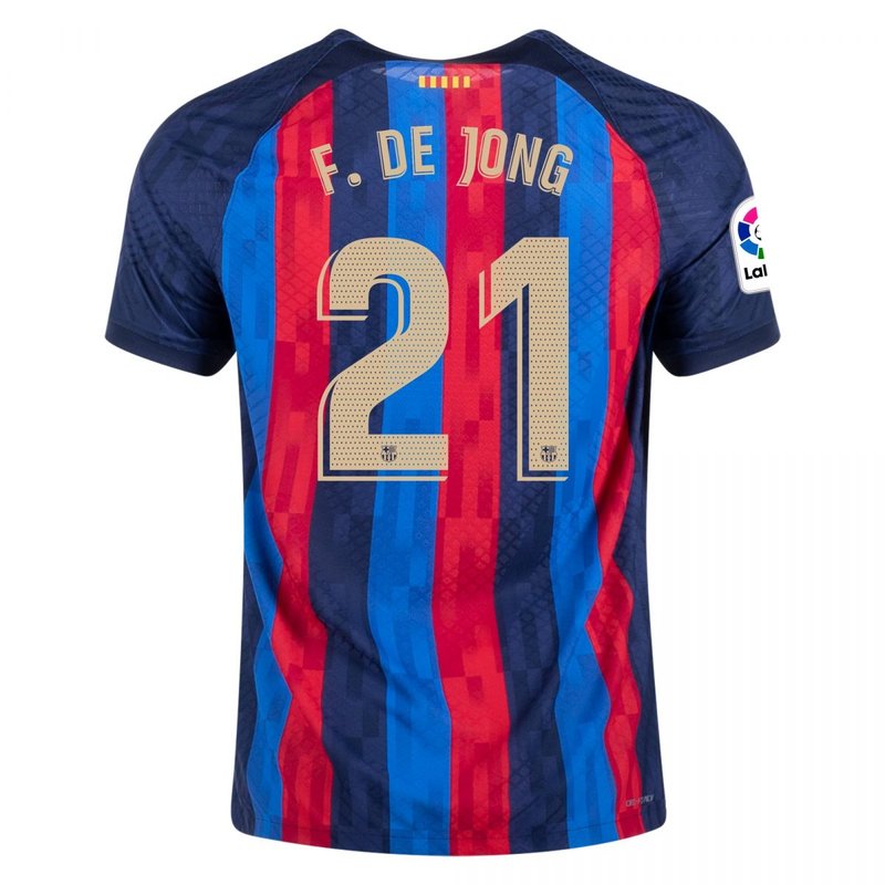 Camiseta de local Frenkie de Jong Barcelona 22/23 I - Versión jugador