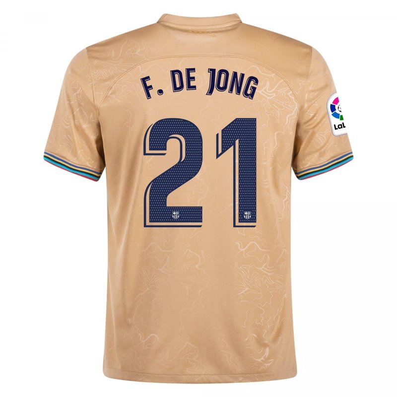 Camiseta de visitante Frenkie de Jong Barcelona 22/23 II - Versión Fan