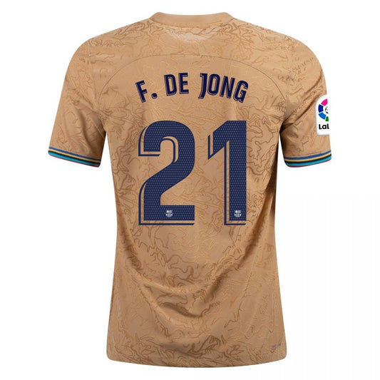 Camiseta de visitante Frenkie de Jong Barcelona 22/23 II - Versión jugador