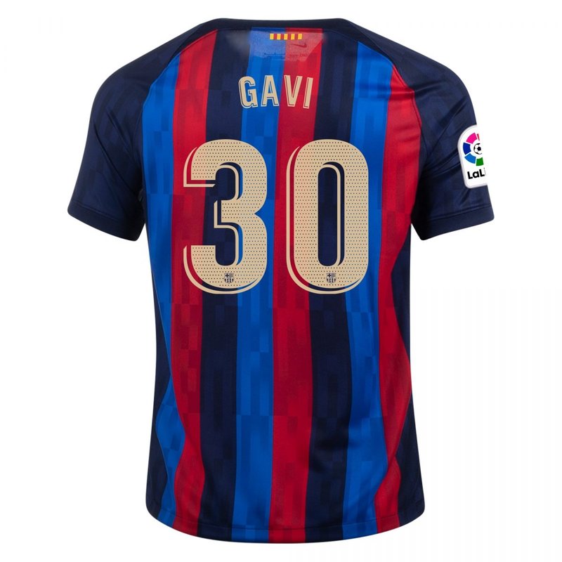 Camiseta local de Gavi Barcelona 22/23 I - Versión para aficionados