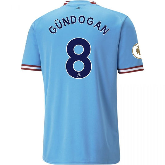 Ilkay G������������������ndo������������������an Manchester City 22/23 I Home Jersey - Fan Version