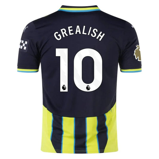 Camiseta de visitante de Jack Grealish del Manchester City 24/25 II (versión para aficionados)