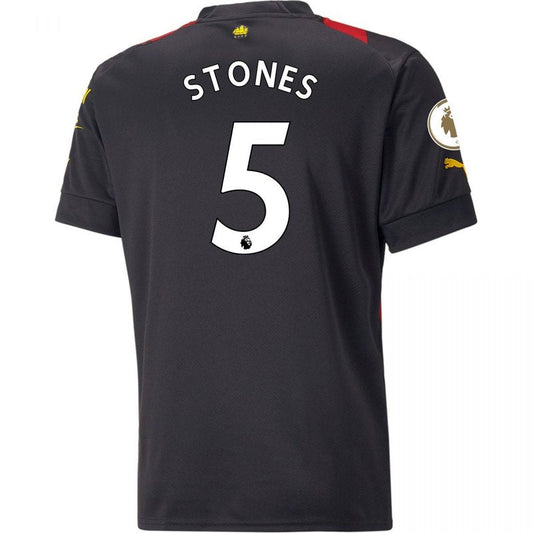 Camiseta visitante de John Stones del Manchester City 22/23 II (versión para aficionados)