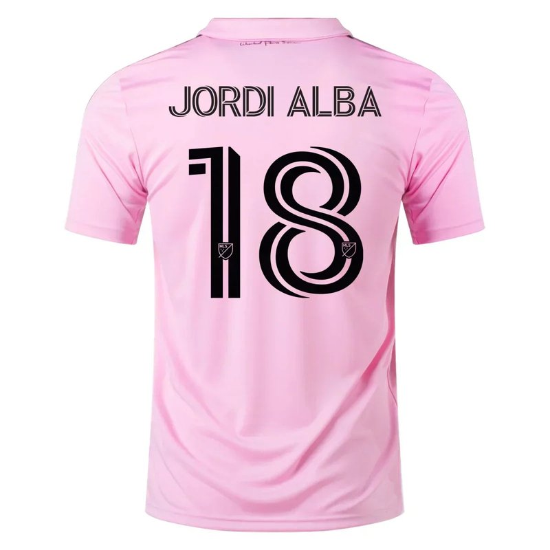 Camiseta local de Jordi Alba del Inter Miami CF 2023 (versión para aficionados)