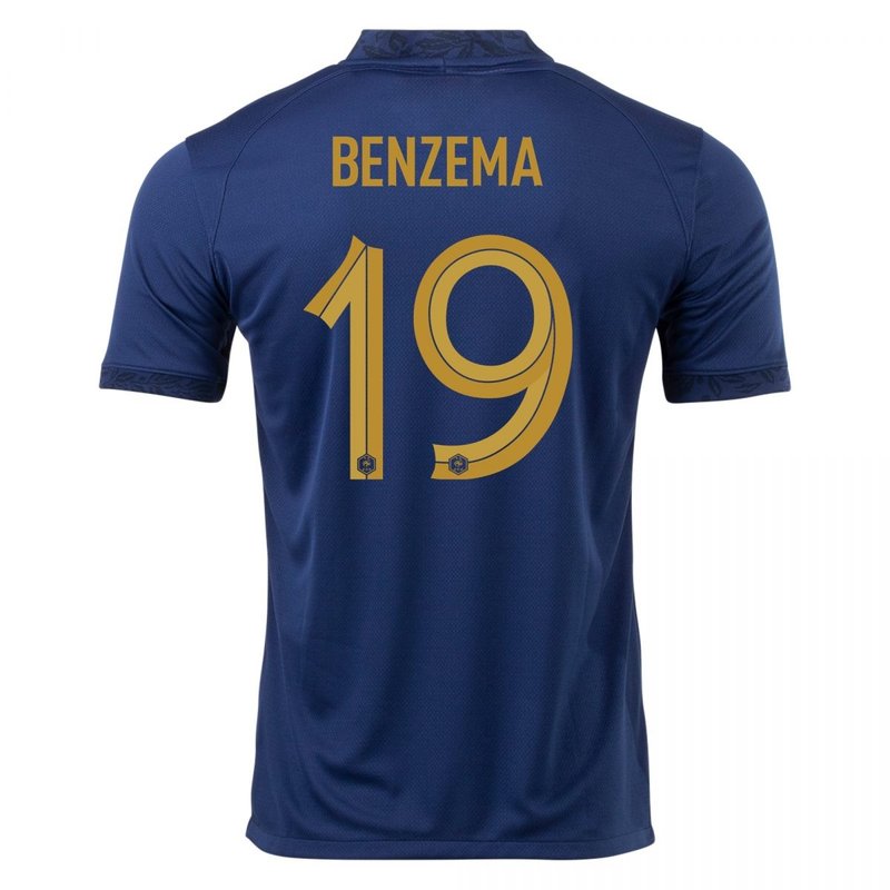 Camiseta local de Karim Benzema Francia 22/23 I - Versión para aficionados