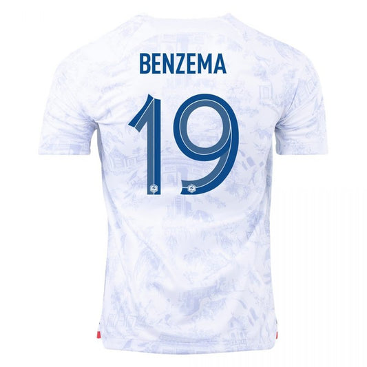 Camiseta de visitante de Karim Benzema Francia 22/23 II - Versión para aficionados