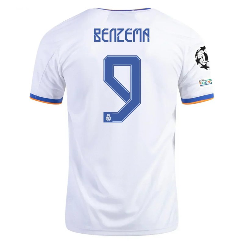 Camiseta de local Karim Benzema Real Madrid 21/22 I - Versión para aficionados