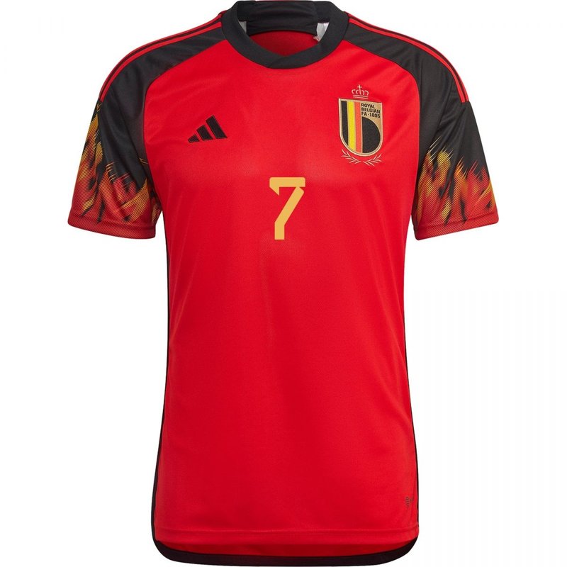 Camiseta local de Kevin De Bruyne Bélgica 22/23 (versión para aficionados)