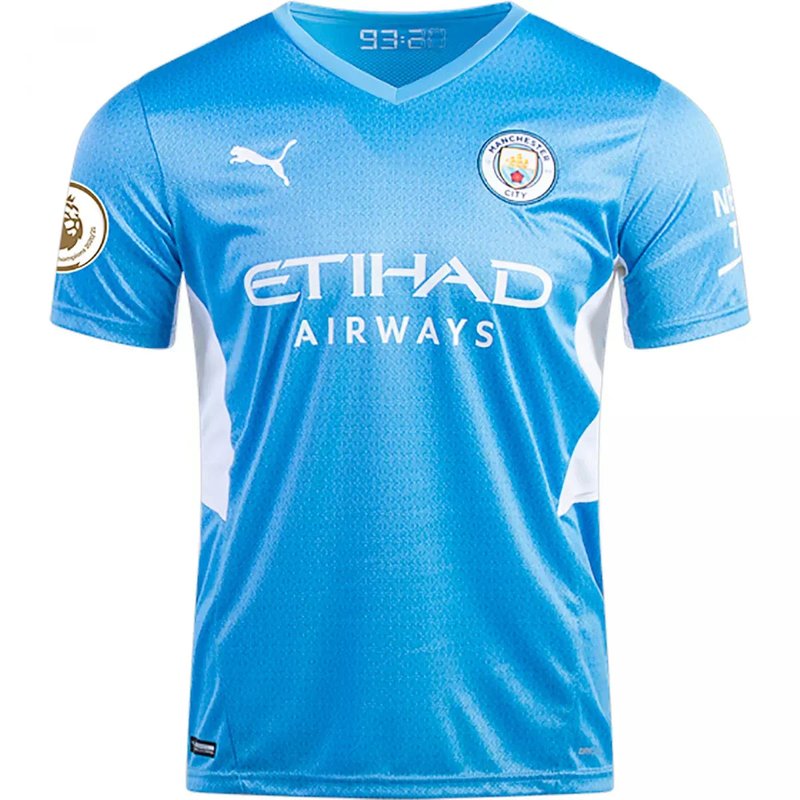 Camiseta local de Kevin De Bruyne del Manchester City 21/22 (versión para aficionados)