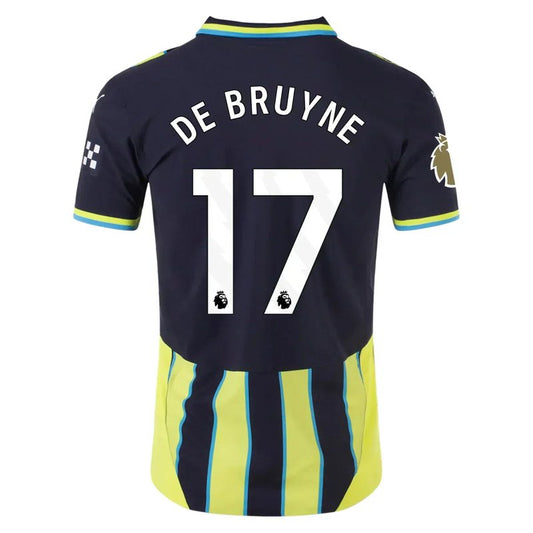 Camiseta visitante de Kevin De Bruyne del Manchester City 24/25 II (versión de jugador)