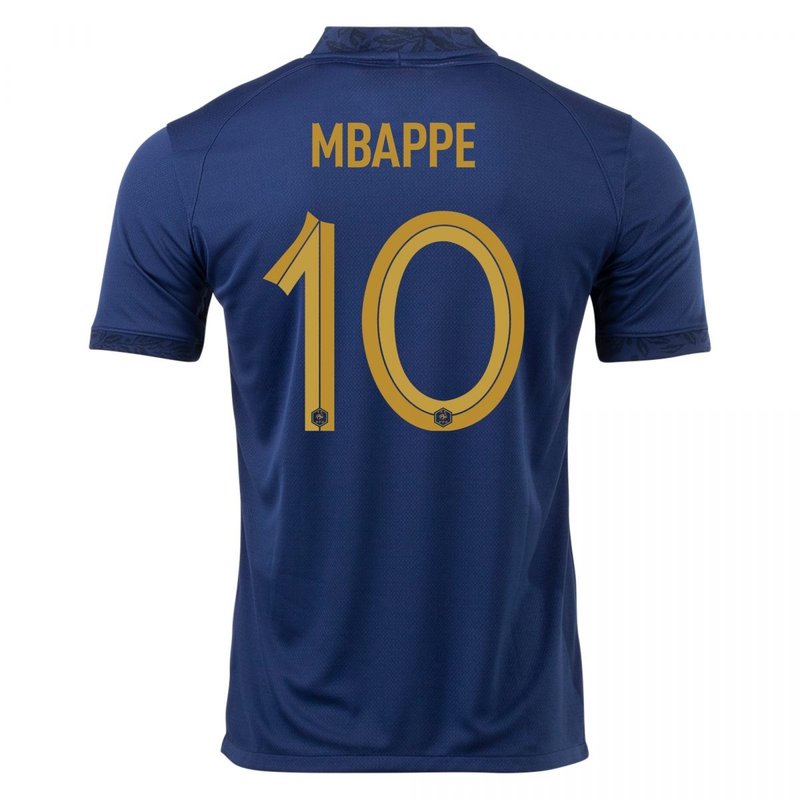 Camiseta local de Kylian Mbappé Francia 22/23 - Versión para aficionados