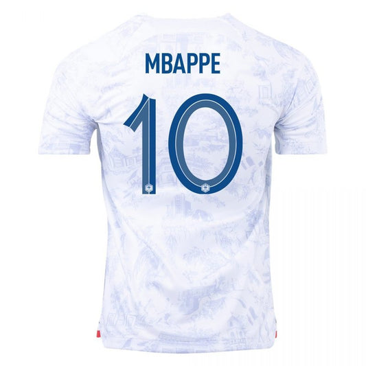 Kylian Mbapp������������������ France 22/23 II Away Jersey - Fan Version