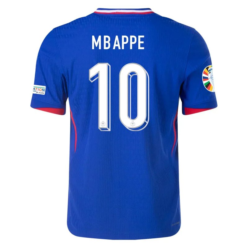 Camiseta local de Kylian Mbappé Francia 24/25 I - Versión del jugador