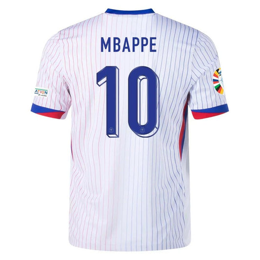 Camiseta visitante de Kylian Mbappé Francia 24/25 II - Versión para aficionados