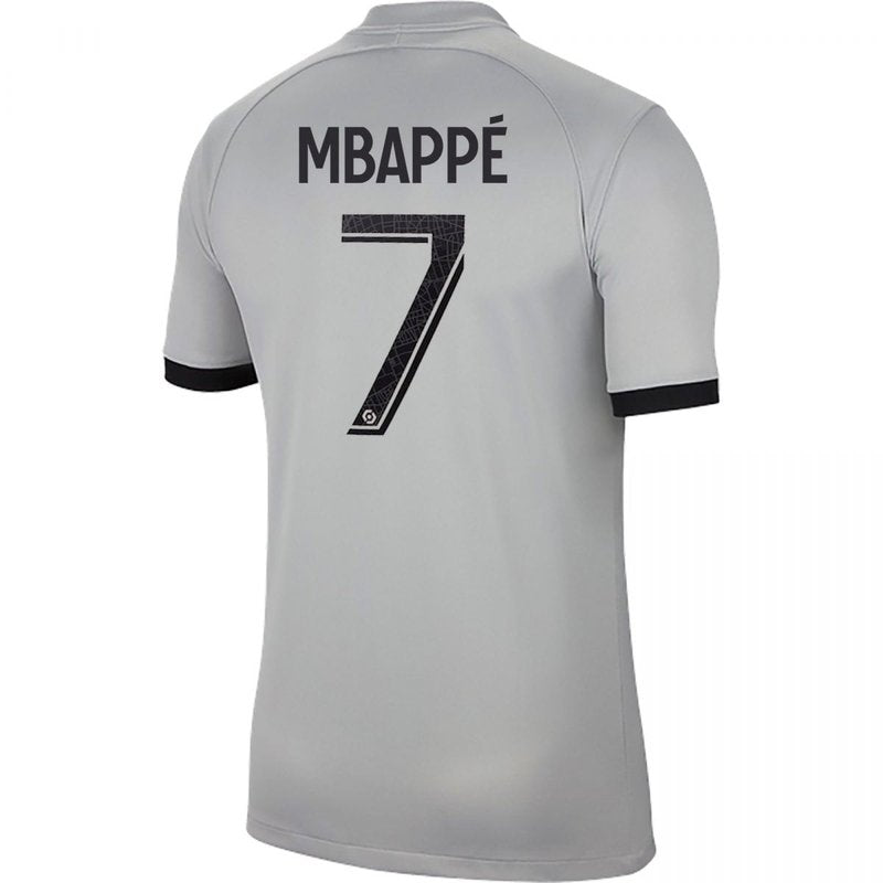 Kylian Mbapp������������������ Paris Saint-Germain (PSG) 22/23 II Away Jersey - Fan Version