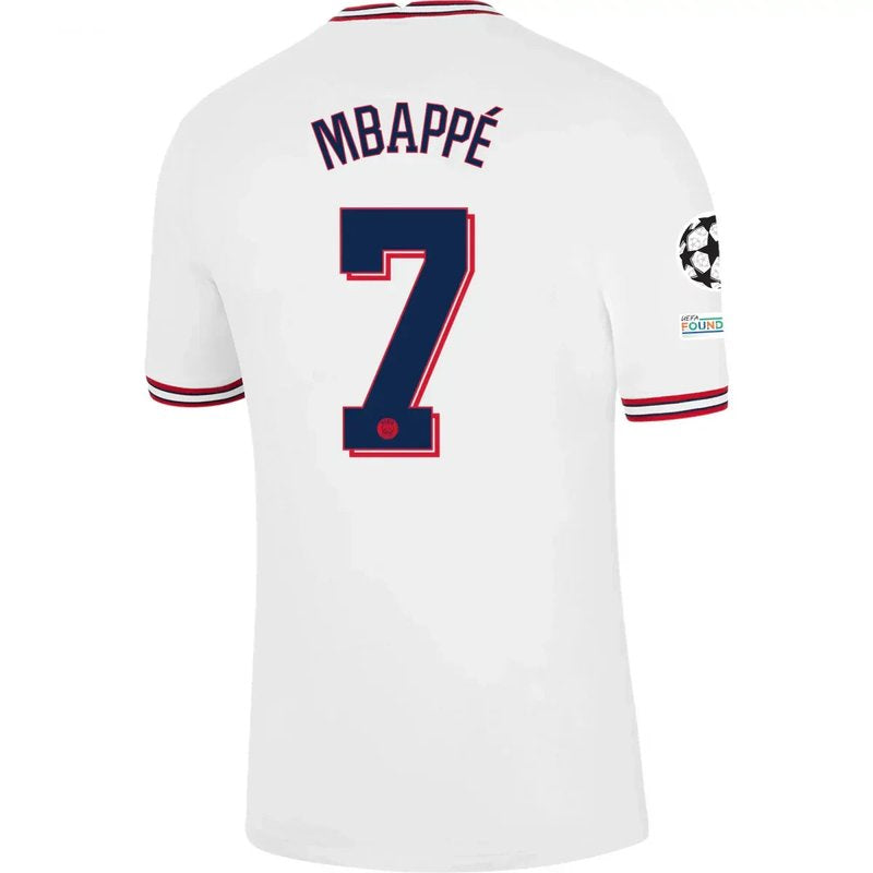 Camiseta de Kylian Mbappé del PSG 21/22 IV (cuarta equipación) - Versión para aficionados