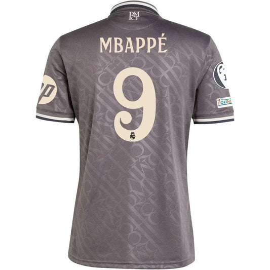 Camiseta de Kylian Mbappé 3.ª equipación del Real Madrid 24/25 III (versión para aficionados)