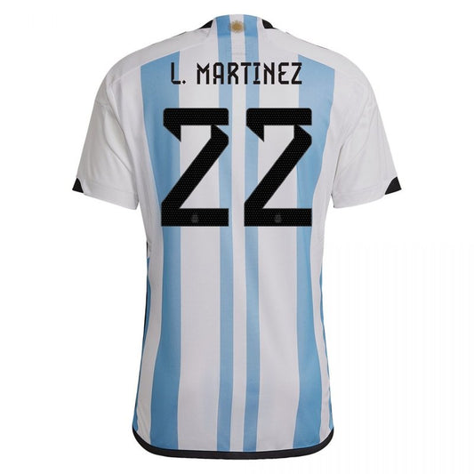 Lautaro Mart������������������nez Argentina 22/23 I Home Jersey - Fan Version