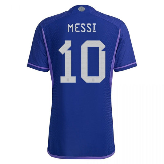 Camiseta de visitante de Lionel Messi Argentina 22/23 II - Versión de jugador