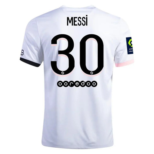 Camiseta de visitante de Lionel Messi del PSG 21/22 II (versión para aficionados)