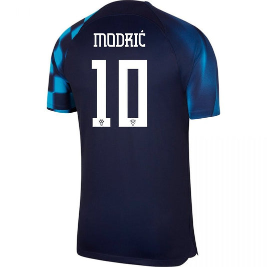 Camiseta visitante de Luka Modri������������������� Croacia 22/23 II - Versión para aficionados