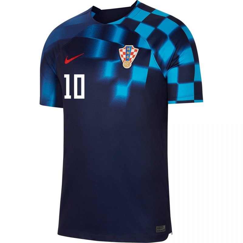 Camiseta visitante de Luka Modri������������������� Croacia 22/23 II - Versión para aficionados