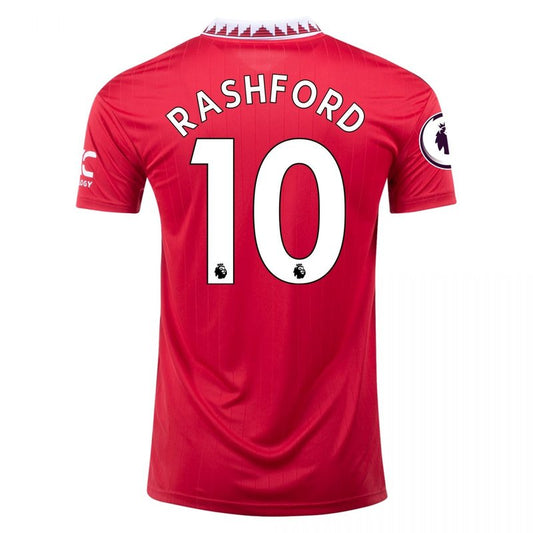 Camiseta local de Marcus Rashford del Manchester United 22/23 (versión para aficionados)