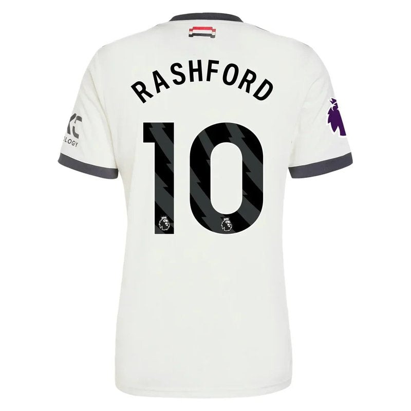 Camiseta de Marcus Rashford del Manchester United 24/25 III (versión para aficionados)