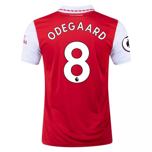 Camiseta local del Arsenal 22/23 de Martin Degaard (versión para aficionados)