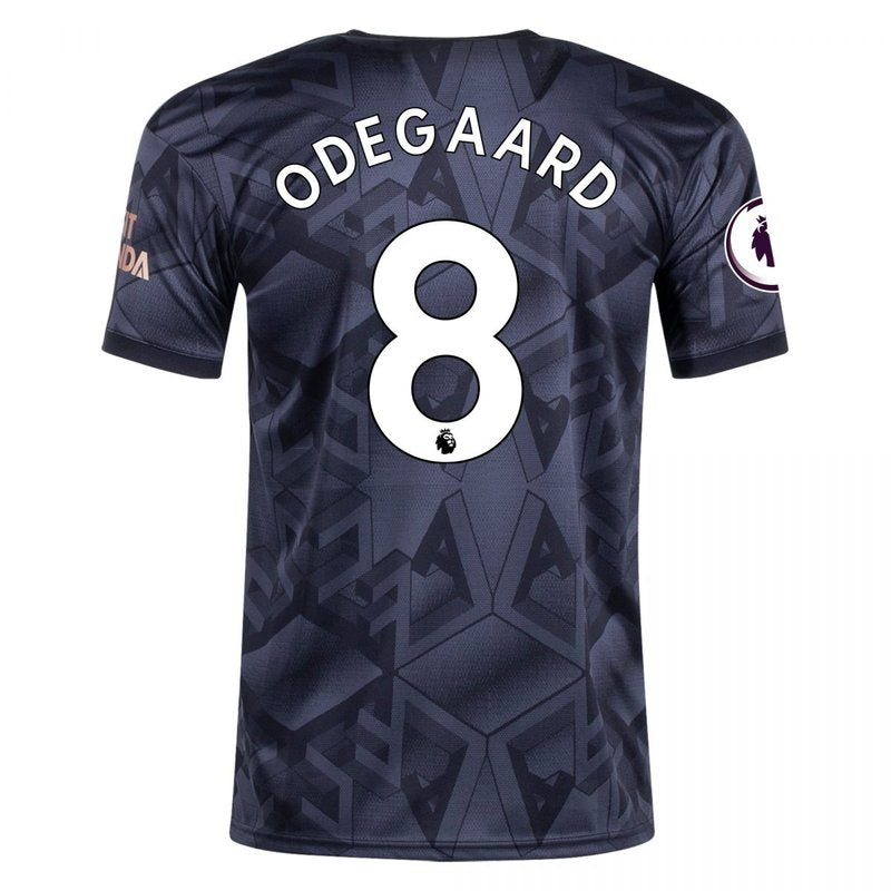 Camiseta visitante del Arsenal II 22/23 de Martin Degaard (versión para aficionados)