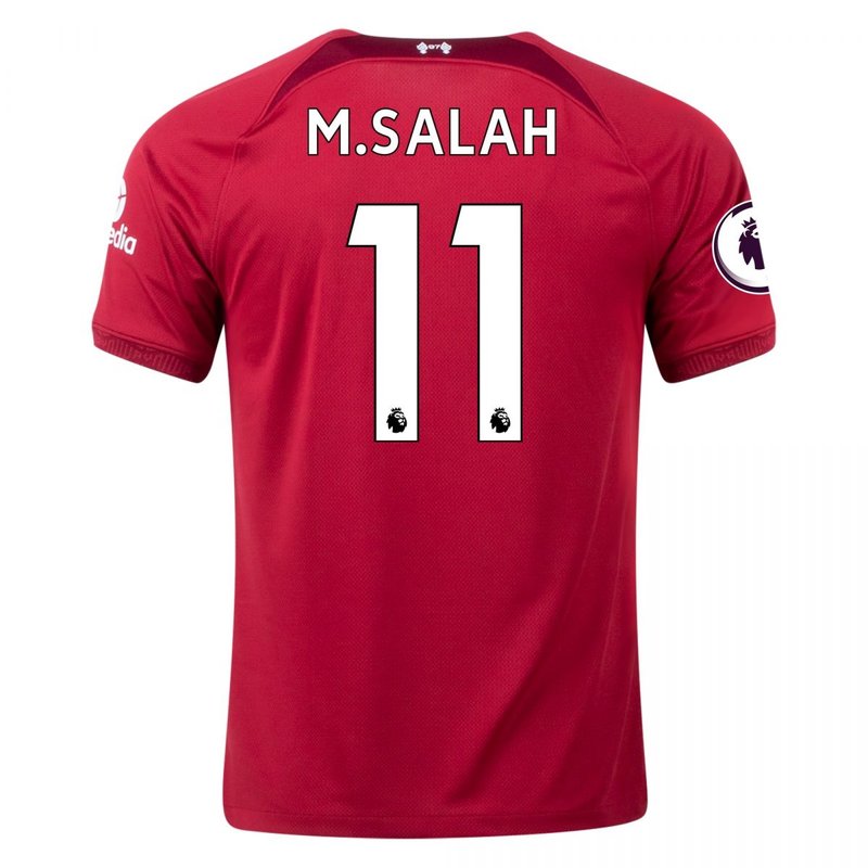 Camiseta local de Mohamed Salah del Liverpool 22/23 (versión para aficionados)