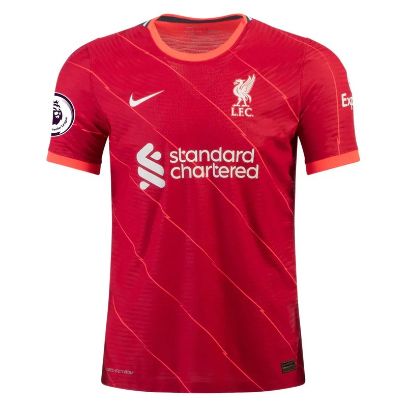 Camiseta local de Mohamed Salah del Liverpool FC 21/22 (versión jugador)