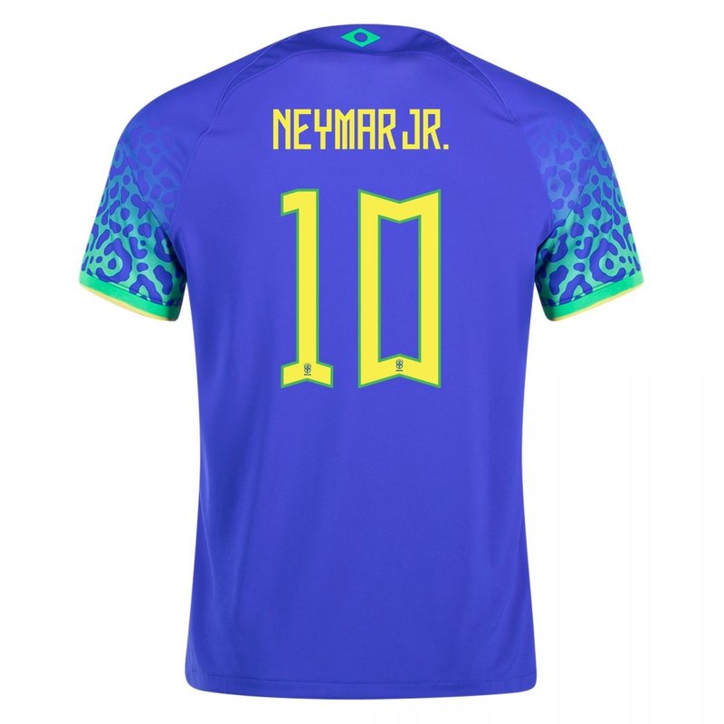 Camiseta de visitante de Neymar Brasil 22/23 II - Versión para aficionados