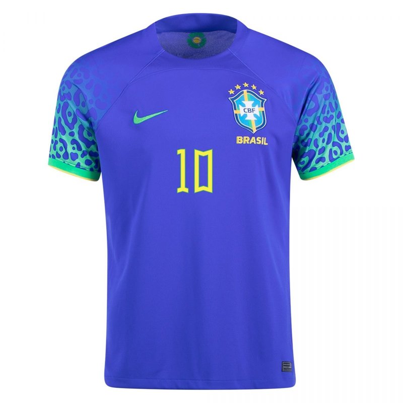 Camiseta de visitante de Neymar Brasil 22/23 II - Versión para aficionados