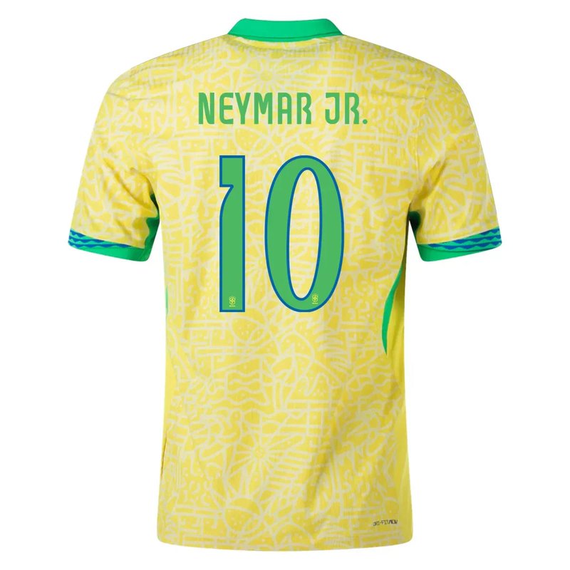 Camiseta local de Neymar Brasil 24/25 I - Versión para aficionados